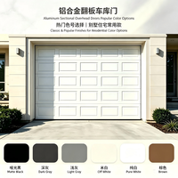Porte de garage à battant isolée en mousse PU électrique, moderne et élégante, taille personnalisable, plusieurs couleurs RAL, porte de villa à ouverture sur le haut