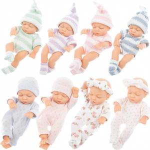 Muñeca Reborn Realista de 7 Pulgadas con Ojos Cerrados, Juguete de Vinilo para Dormir, Compañero de Sueño para Niños, Regalo Popular - Product Image 1