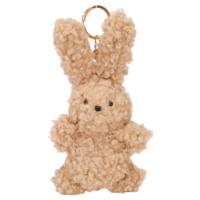 Pendentif Lapin en Peluche Personnalisé Couleur Kaki, Breloque de Sac en Forme de Lapin de Dessin Animé, Pendentif Lapin Doux Personnalisé