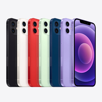 Fabrika-kullanılan yüksek dayanıklı 99% yeni iPhone 12 için 128GB ve 256GB 6.1 inç High-End sürümü düşük fiyat abd cep telefonları için