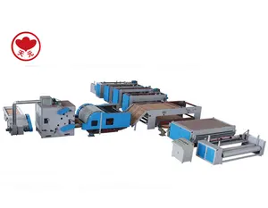 Non Woven Carpet Production Line Geotextile Making Machine Needle Punching