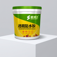 Scellant transparent pour béton, revêtement acrylique hydrophobe imperméable, anti-infiltration pour la construction de sous-sols et la protection contre les dommages causés par l'eau