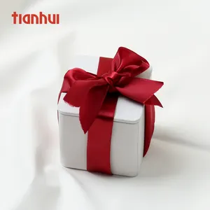 Tianhui Moms Day Geschenk verpackung Square Metal Tea Tin Box Weißblech Beliebte hohe Qualität für Kräutertees
