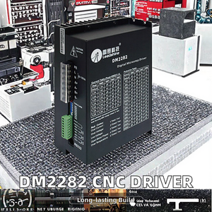 เครื่องแกะสลักไมโครสเต็ป <span class=keywords><strong>DM542</strong></span> CNC เครื่องแกะสลักไดรเวอร์ไมโครเราเตอร์ CNC เราเตอร์ Nema34มอเตอร์ขับ AC 220V 10A IP67 100W - Product Image 2
