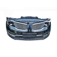 MKX untuk Lincoln 2016-2018 Bumper Depan Lengkap Dengan Grille Kipas Pendingin Radiator Sensor PDC Lampu Kabut FA1Z17D957AC