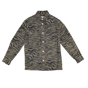 Ingrosso cappotto stampato leopardato e zebrato a strisce leopardate Casual alla moda camicette e camicie da donna - Product Image 2