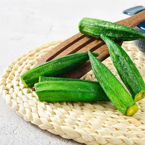 GT 150gram VF Dried Okra Dried Vegetables Snacks Fruit Vegetable Snacks Fruit And Vegetable Snack