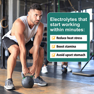 Tabletas de Electrolitos ODM OEM con Calcio, Reducen el Estrés por Calor, Aumentan la Resistencia, Previenen el Mal de Estómago, Apoyo Energético, Apoyo a la Hidratación - Product Image 4
