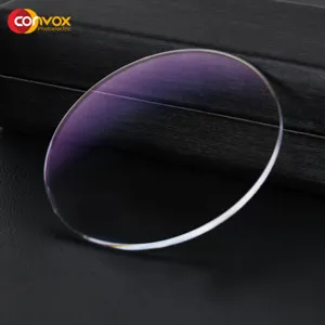 CONVOX kacamata 1.56, kacamata UV420 Anti sinar biru, lensa optik multifokal atas bulat