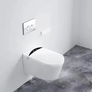 BTO Chinese Ceramic Wallhung Toilet Intelligent Wall Hung Smart Toilet Automatic Wc