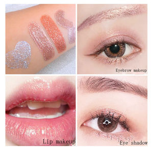 Оптовая продажа, жидкий хайлайтер Maquiagem, тени для век, губ, макияжа лица - Product Image 4