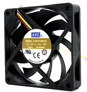 AVC 7015 balle PWM quatre-pin fan CPU ventilateur 7CM AMD intelligente vitesse règlement DE07015B12L VENTILATEUR DE REFROIDISSEMENT
