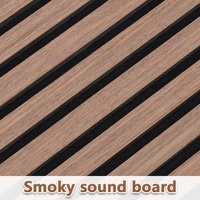 Panneaux muraux acoustiques insonorisants modernes en bois massif et MDF, ignifuges et imperméables, pour hôpitaux et écoles