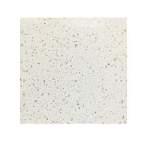 HIC Diseño moderno Superficie sólida Cuarzo Piedra artificial Losa Cristal Blanco Encimera de cocina - Product Image 1