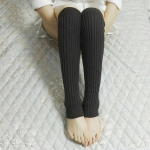 2022 Wholesale Custom Autumn Winter Women <strong>Leg</strong> Sleeves Solid Knitted Wool Warm <strong>Leg</strong> <strong>Warmer</strong> for Women - Product Image 2