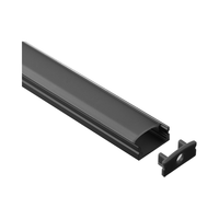 Profilés de dissipateur de chaleur en aluminium extrudé Profilé LED en aluminium pour bande lumineuse à LED Profilé monté en surface