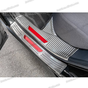 Cubierta protectora de umbral de puerta de coche, embellecedor decorativo para <span class=keywords><strong>toyota</strong></span> <span class=keywords><strong>corolla</strong></span> <span class=keywords><strong>cross</strong></span> 2022 <span class=keywords><strong>2023</strong></span>, accesorios de decoración de estilo automático - Product Image 4