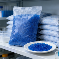 Gel de silice bleu déshydratant avec indicateur, absorbeur d'humidité pour l'emballage et le stockage d'électronique