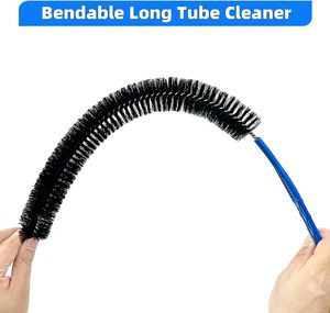 Escova Flexível de Nylon para Drenagem de Esgoto e Limpador de Tubos Longo para Cozinha, Pia, Chuveiro e Banheira, para Remover Entupimentos de Cabelo. - Product Image 2