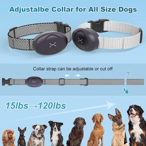 עמיד למים נגד הקליפה מרחוק מכשיר אימון כלב עם 4 מצבי שליטה הלם חשמלי & צלצול פעמון כדי להפסיק נובח - Product Image 4