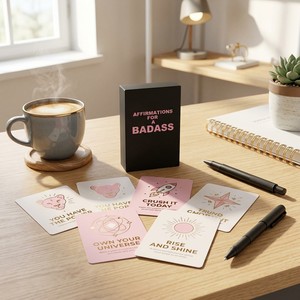 Ensemble de cartes de vœux inspirantes originales ZS-PC0068, cartes postales de motivation pour femmes, pour les détaillants en ligne - Product Image 5