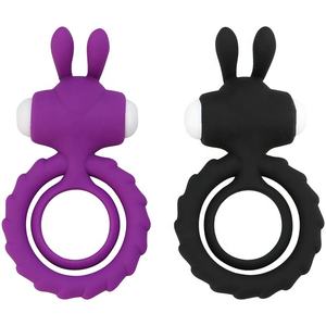 Medizinisches Silikon-Sexspielzeug für Männer Wasserdichter Cockring mit Klitoris <span class=keywords><strong>vibrator</strong></span> zur Verzögerung der Ejakulation Penis ring Produkt - Product Image 1