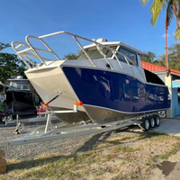 Bateau de pêche Catamaran, certifié CE, eau froide, 29 pieds