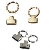 Porte-monnaie porte-clés de luxe tendance, style dessin animé vintage, avec boucle de voiture, accessoires en acier inoxydable, pendentif anneau à ressort, horloge DIY faite à la main