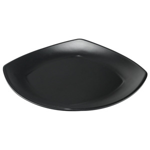 <b>Black</b> Square Melamine <b>Plate</b> For Steak And Seafood Restaurant Use Party Serving Dish Solid Color Durable Tableware - Product Image 5