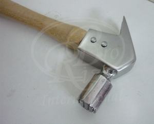 Martillo de herrero Flatland Forge de acero inoxidable con mango de madera, herramienta para el cuidado de los cascos de los caballos - Product Image 2