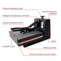 Presse à chaud pour t-shirts 38x38CM (15 pouces) avec plateau coulissant pour sublimation et transfert thermique