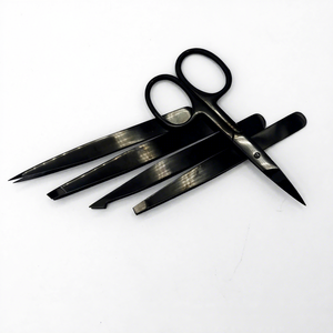 Juego de Pinzas para Cejas de Acero Inoxidable Personalizables, Juego de Pinzas para Cejas con Recubrimiento de Color Negro Plasma - Product Image 5