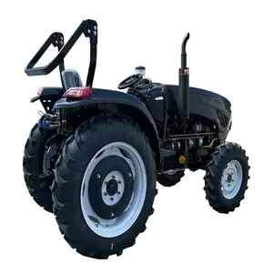 수입 판매 가격 중국 소형 농장 부착 캐빈 90Hp 바퀴 달린 농업 트랙터 미니 농업 기계
