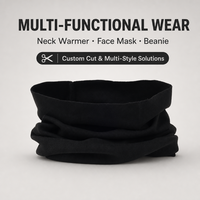 Cache-cou en polyester coupe-vent et anti-poussière, cache-visage multifonctionnel, écharpe tubulaire pour hommes et femmes, vente en gros
