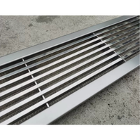 Diffuseur de grille en fil d'acier inoxydable pour climatiseur de plafond carré - Design industriel moderne, réglable et durable