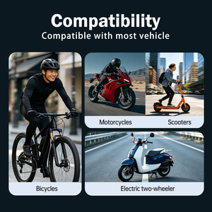 Alarm Disk Fren Kilidi USB Şarj Edilebilir Bisiklet Kilidi Dahili Lityum Pil ile Hırsızlığa Karşı Bisiklet Kilidi Bisiklet E-Bisiklet Scooter için - Product Image 6