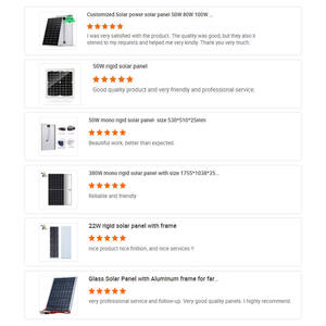 Panel solar estrecho de tamaño personalizado HPBC 20W 50W 100W BC Panel solar de tira larga para poste de lámpara - Product Image 5