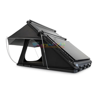 Tente de toit de voiture légère Tente de toit en aluminium Daktent Tente de toit de voiture de camping pour 3 personnes Tente de toit à coque dure pour 4 personnes pour voiture