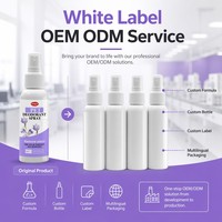 Zourunan Nouvelle Arrivée Spray Désodorisant pour Animaux de Compagnie Marque Blanche OEM ODM Service Complet Formule Personnalisée Étiquette Bouteille pour Chiens Chats