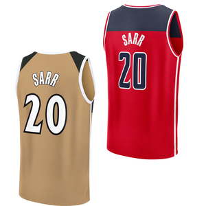 Para Hombre # 20 Camisetas de Baloncesto Personalizadas con el Número 20 de <span class=keywords><strong>Sarr</strong></span> Washington, Bordadas, Uniformes Juveniles, Ropa Deportiva con Logos Termosellados - Product Image 1
