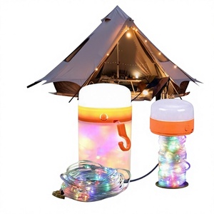 Camping Light With Led Strip 10M 2200mAh Type C Charging Portable Ambient Lighting For Outdoor Tent Use - Product Image 1