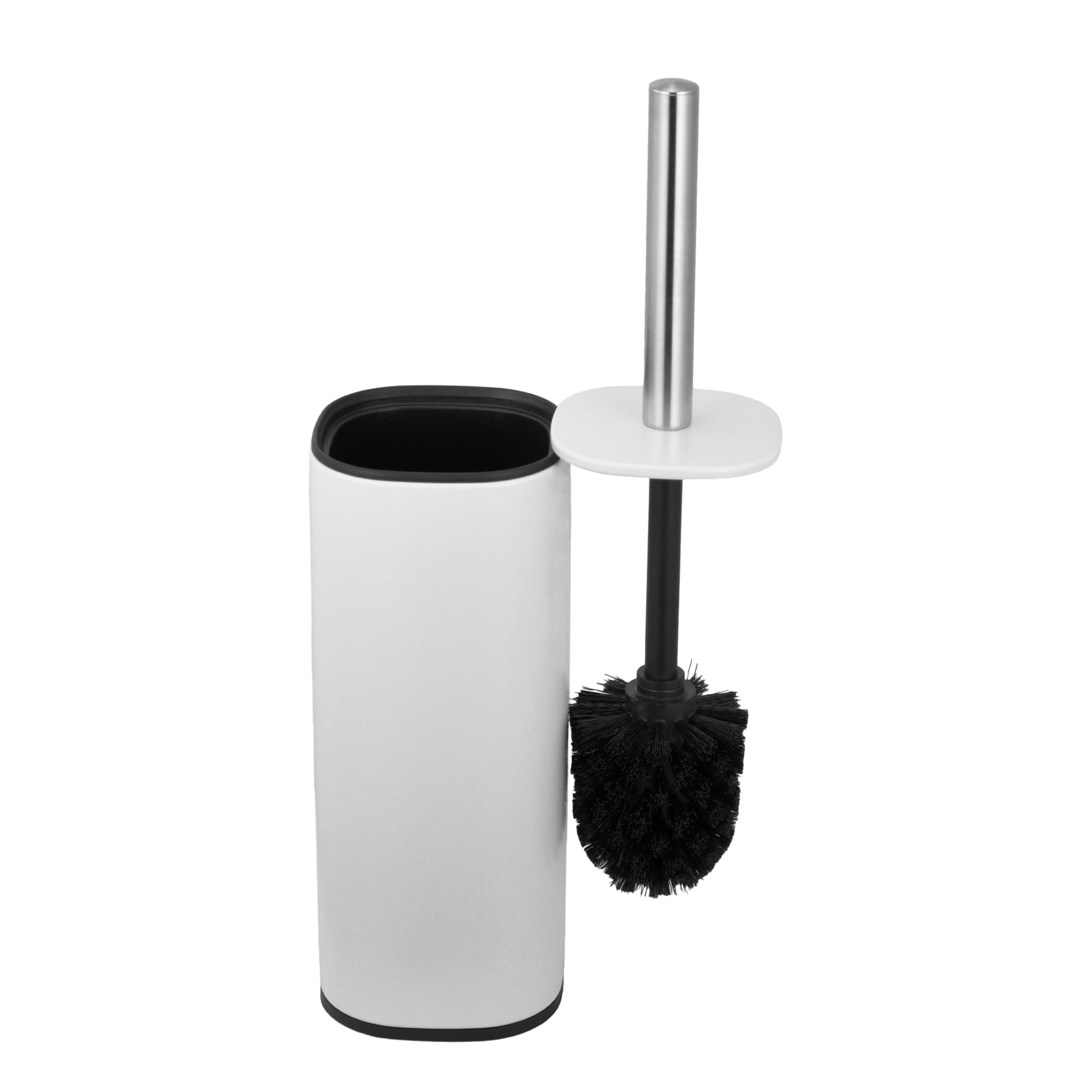 Custom Household Bathroom Cleaning Stainless Steel Toilet Brush With Holder · image 3