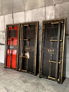 Puerta de Metal Estilo Industrial Retro Heavy Metal, Puerta de Hierro Estilo Punk, Simulación de Puerta Decorativa Estilo Submarino - Product Image 5