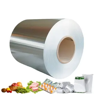 Werksspeziaalangebot O-Temperatur AA8079 7 Mikron Aluminiumfolie-Rolle in großen mengen für Lebensmittelverpackung und Medizinverpackungsmaterialien