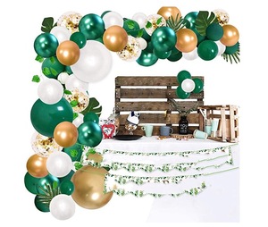 Guirlande de ballons de la jungle avec décoration sur le thème de la forêt de feuilles de palmier baby shower anniversaire bébé fête de bienvenue - Product Image 1