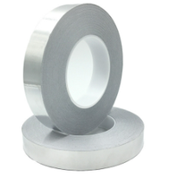 Ruban d'aluminium conducteur double face auto-adhésif en aluminium pur isolant thermique en papier d'aluminium résistant aux hautes températures