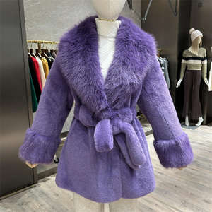 2025 nouveau Design femmes loisirs <span class=keywords><strong>fausse</strong></span> <span class=keywords><strong>fourrure</strong></span> manteau hiver chaud surdimensionné veste - Product Image 4