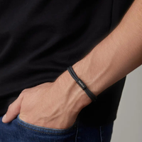 Bracelet en corde de voile personnalisé pour homme QIUHAN, en acier inoxydable, gravé au laser, bracelet en corde de surf pour partenaire surfiste