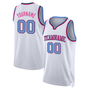Maglia da basket personalizzata nuovo stile 100% in poliestere cucito stampato uniforme sportiva traspirante rapida asciugatura della squadra cittadina - Product Image 3
