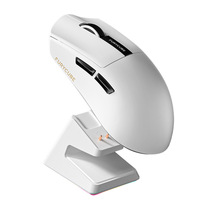 FURYCUBE G9 Souris de jeu ergonomique légère à six boutons PAW3311 sans fil tri-mode avec station de charge